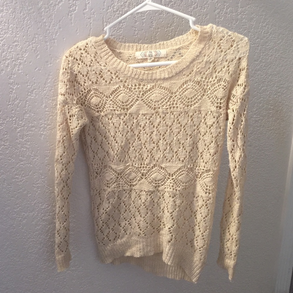 Pink Rose Sweater